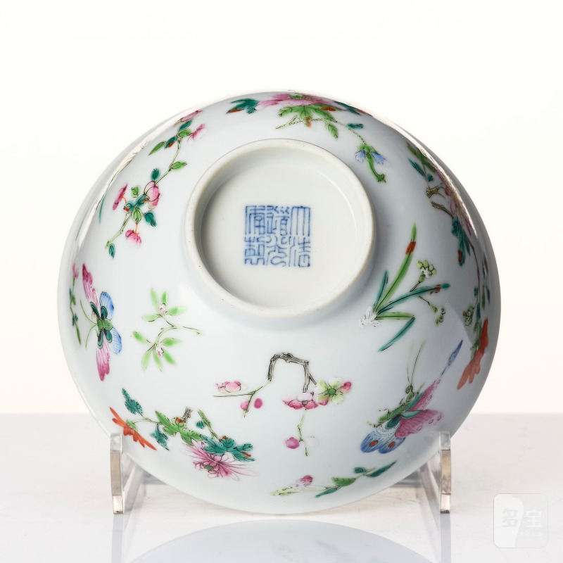 A famille rose 'butterfly' bowl, - 图6